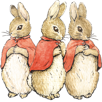 An image of Flopsy, Mopsy and Cotton-tail