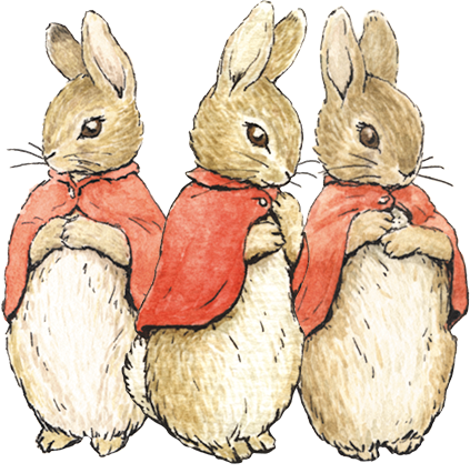 An image of Flopsy, Mopsy and Cotton-tail